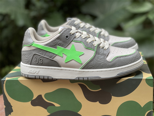 Original version_ solebox x bape. alliance. Black-gray and green color scheme_ full code shipment 36--45-8a79e187